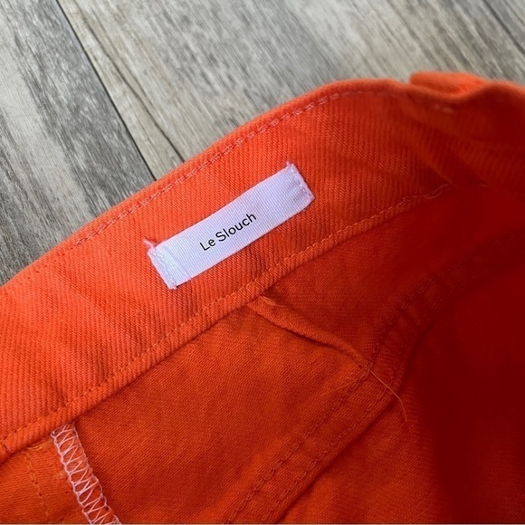 Frame Denim Le Slouch Jean in Orange Crush - Picture 8 of 9